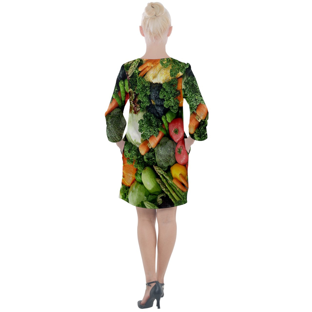 Veggie Sticks Shift Dress