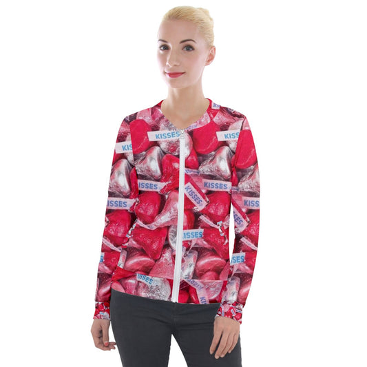 Sweet Kiss Velvet Tracksuit Jacket