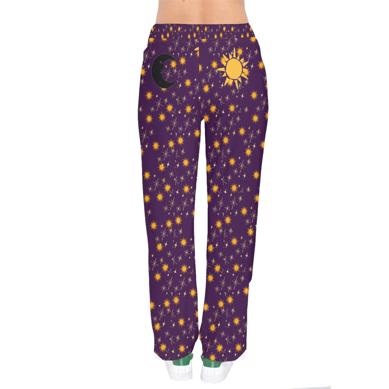 Purple Whimsy Velvet Tracksuit Pants
