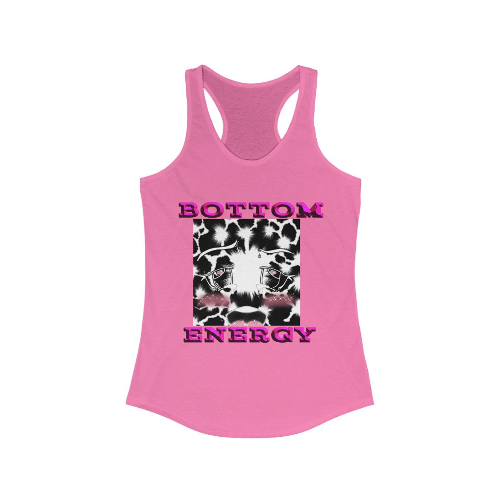 Bottom Energy Anime Face Racerback Tank