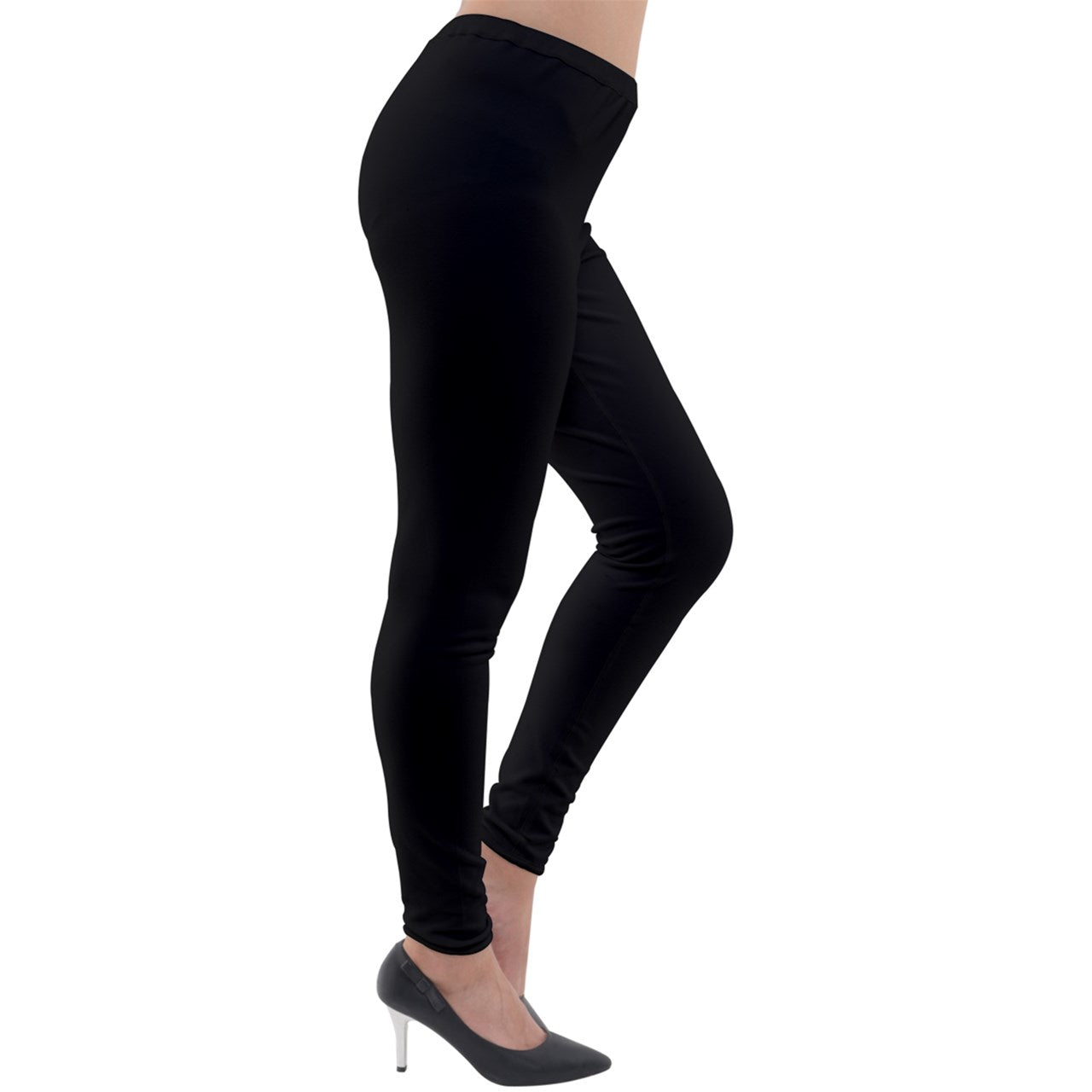 Black Lightweight Velour Leggings