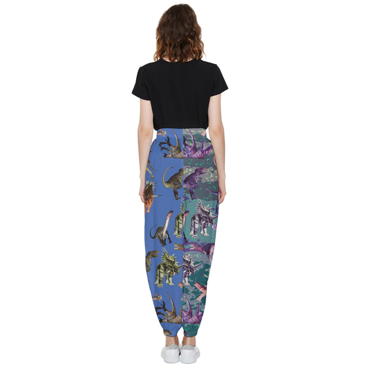 dinomight pattern block Tapered Pants