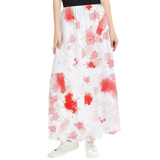 blood spatter Maxi Chiffon petticoat