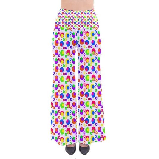 complex rainbow dot So Vintage Palazzo Pants