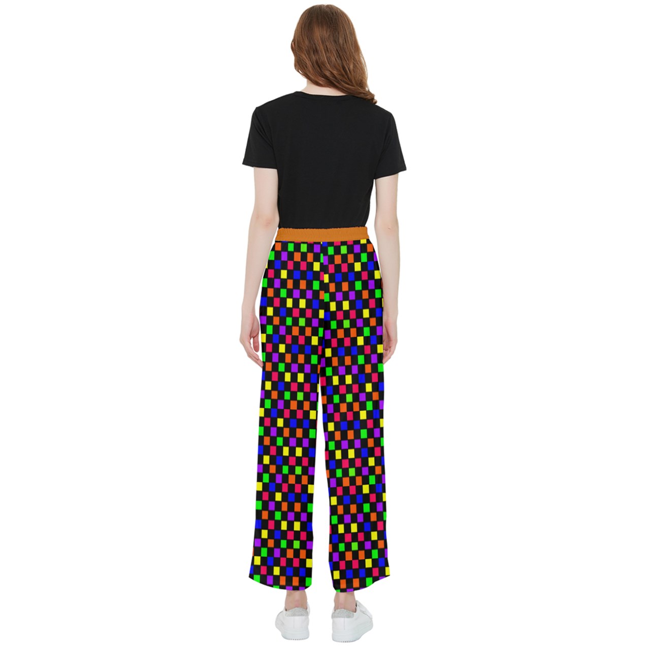 rainbow checker Pants