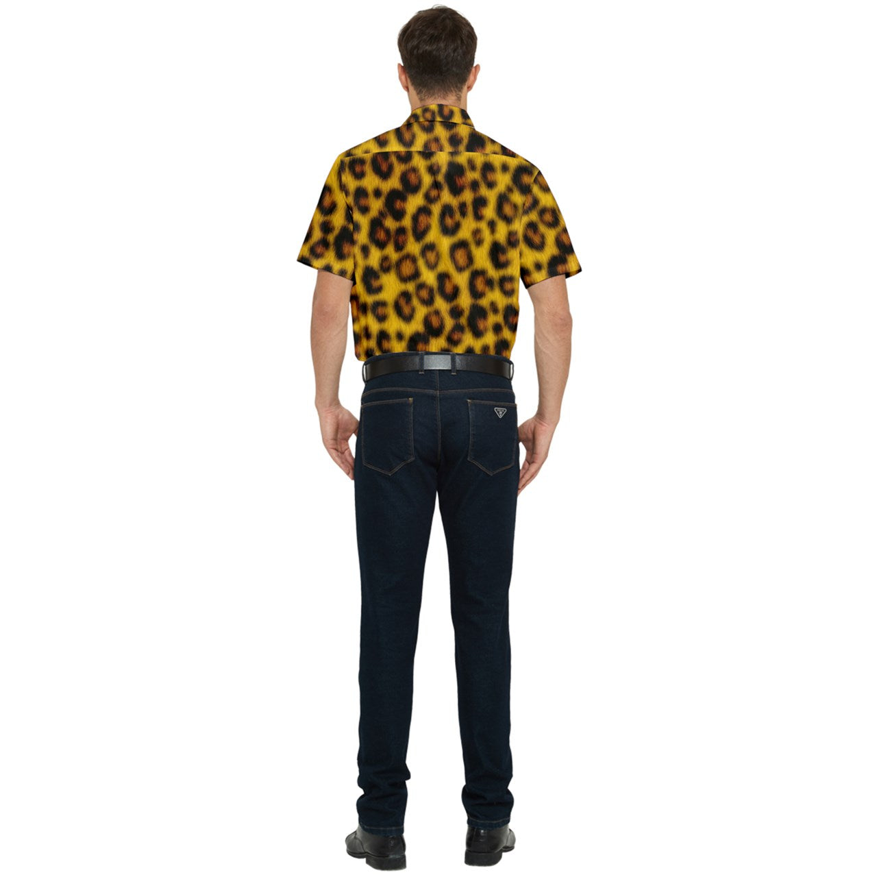 big cat Short Sleeve Pocket Shirt