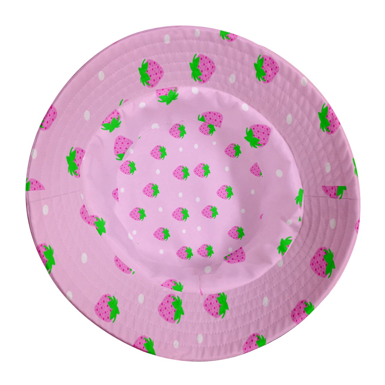 strawberry pink Inside Out Bucket Hat