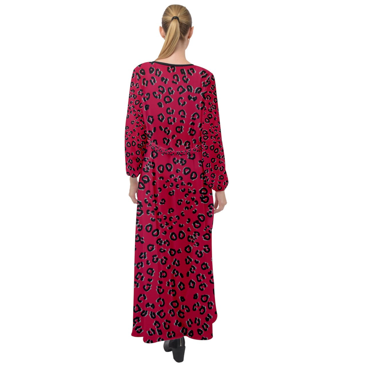 Red Cheetah Beach Robe