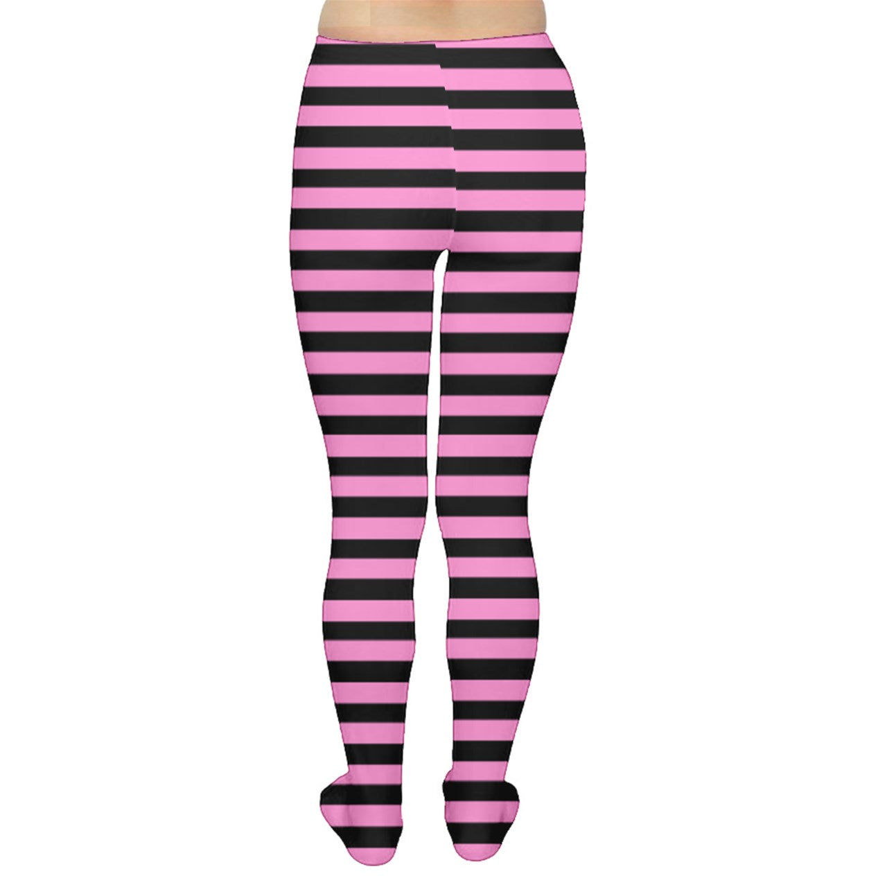 Anti-capitalism Pink Stripes Tights