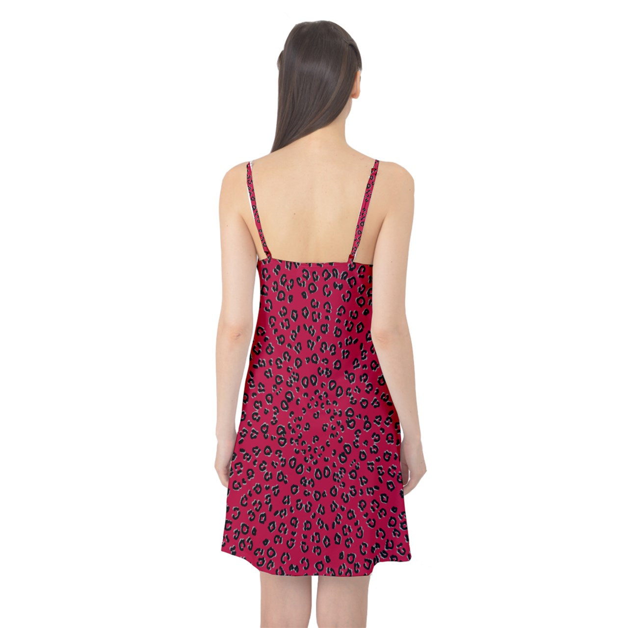 Red Cheetah Cami Nightgown