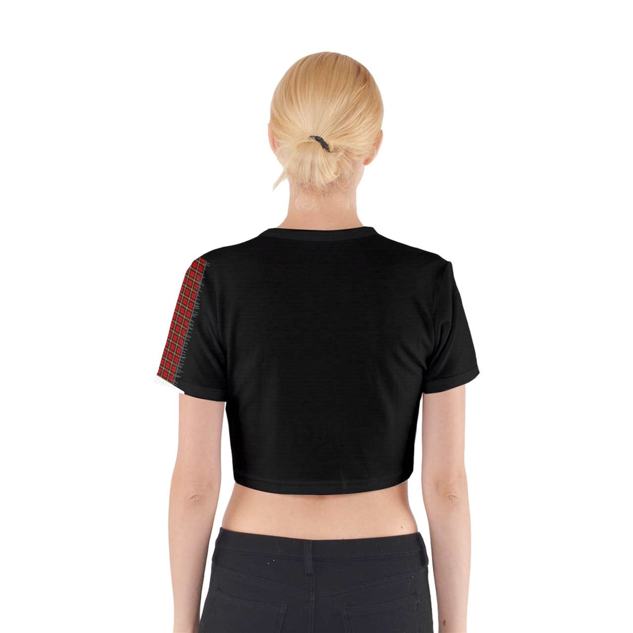 Club X Lightning Bolt Cotton Crop Top
