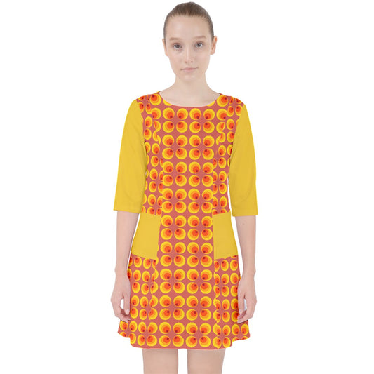 Wonky Peepers Pocket Dress