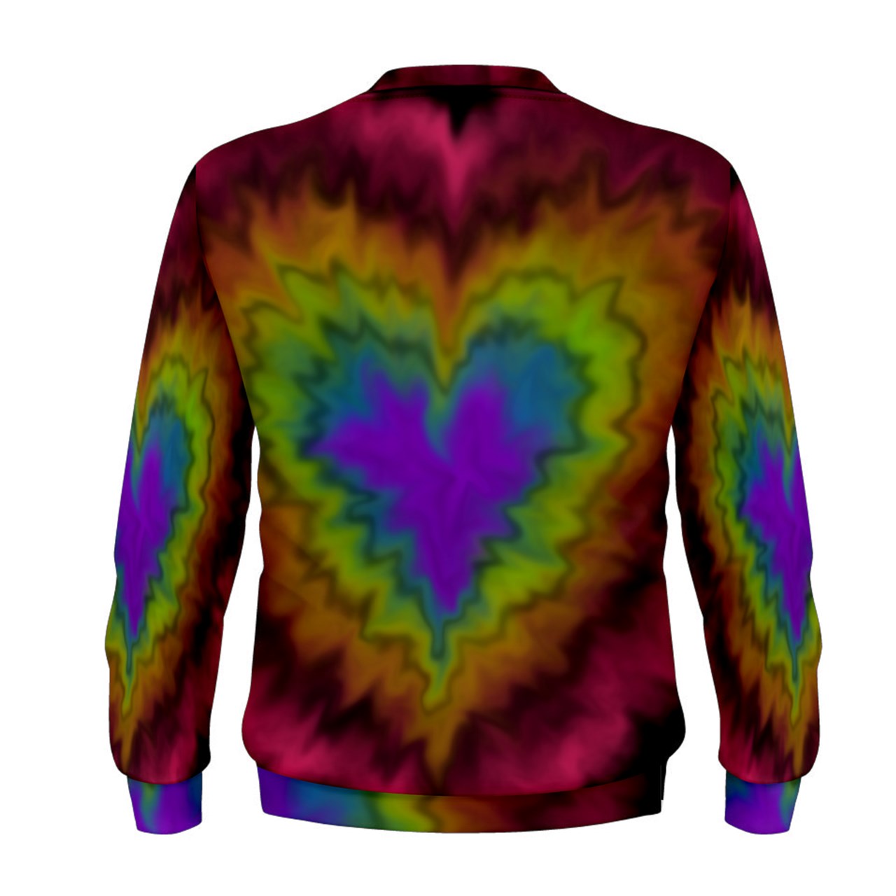 Kelly's Tie Dye Heart Sweatshirt