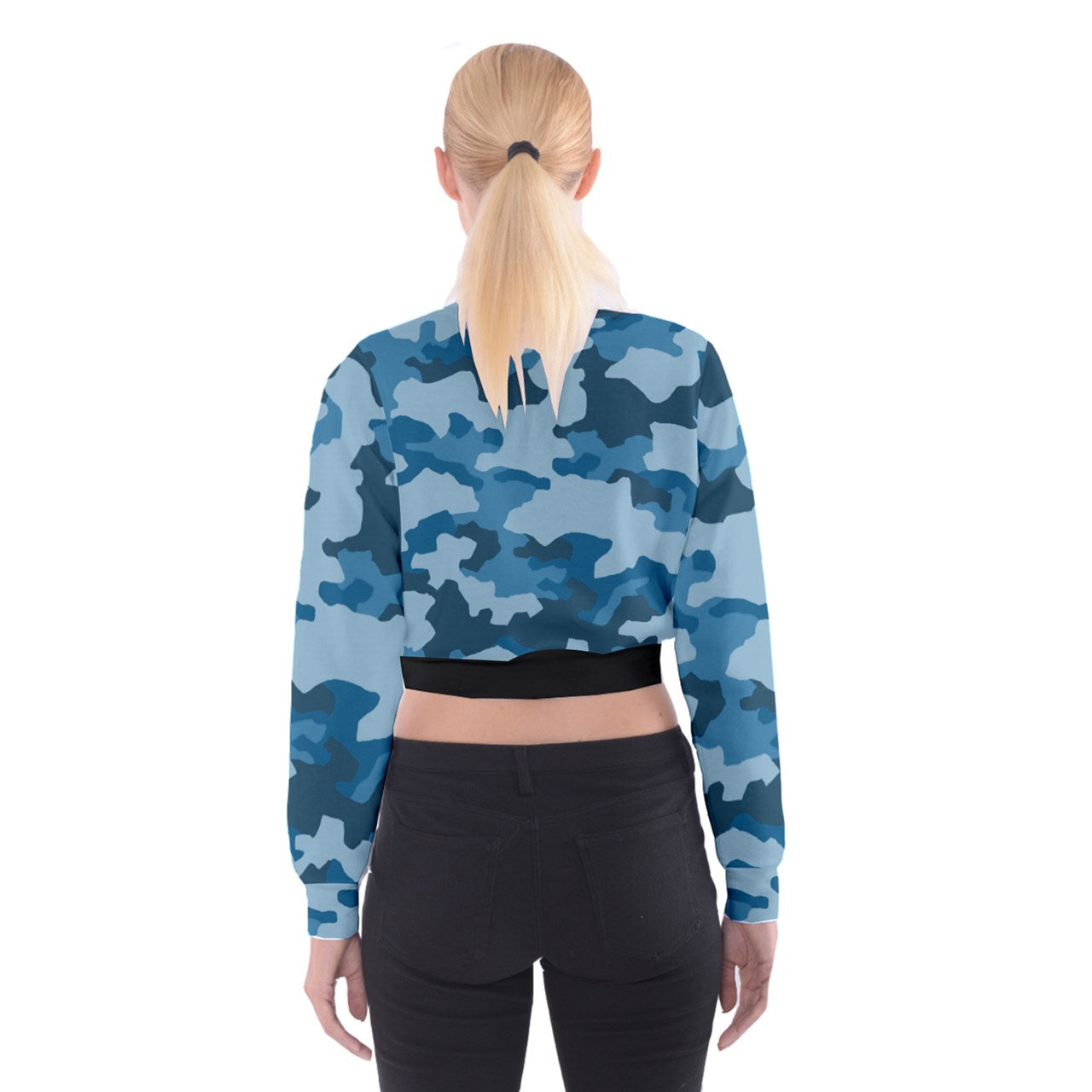 y2k Soldier Western Cropped Sweatshirt