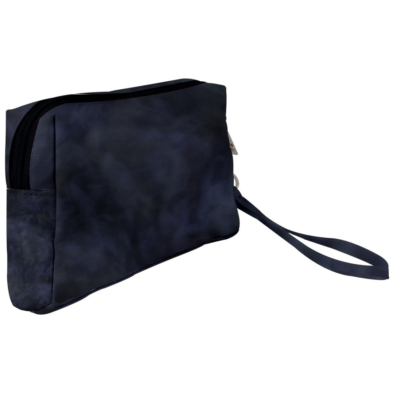 Smokey Blue Tie Dye Wristlet Pouch Bag (Small)