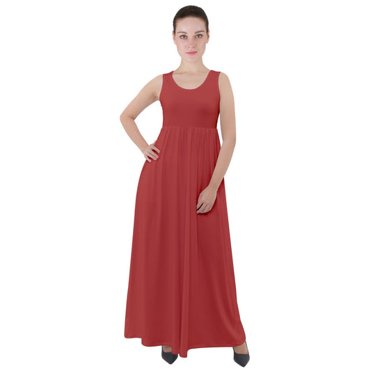 Cherry Jubilee Empire Waist Velour Maxi Underdress