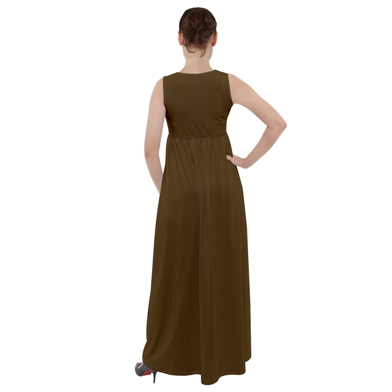 Shagweed Empire Waist Velour Maxi Underdress