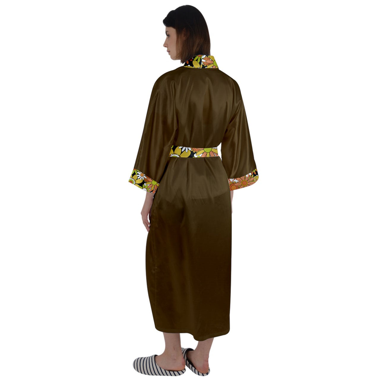 Shagweed Maxi Satin Robe