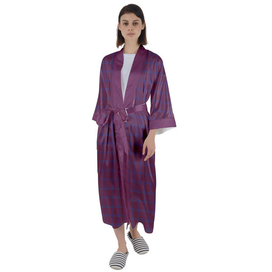 PomPom Parade Maxi Satin Robe