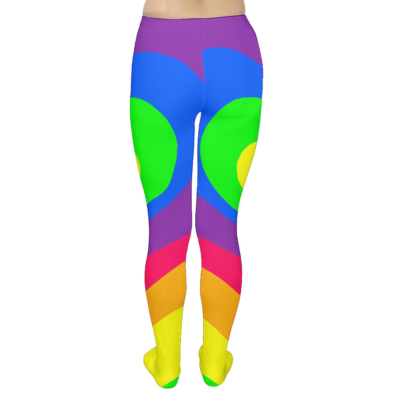 Rainbow Heart Tights