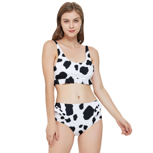 electric cowboi 2 Frilly Bikini Set