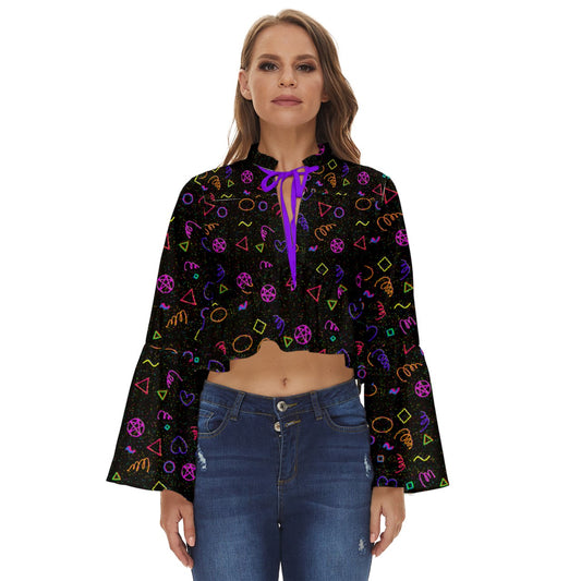 Teawitch Memphis 3 Boho Long Bell Sleeve Top