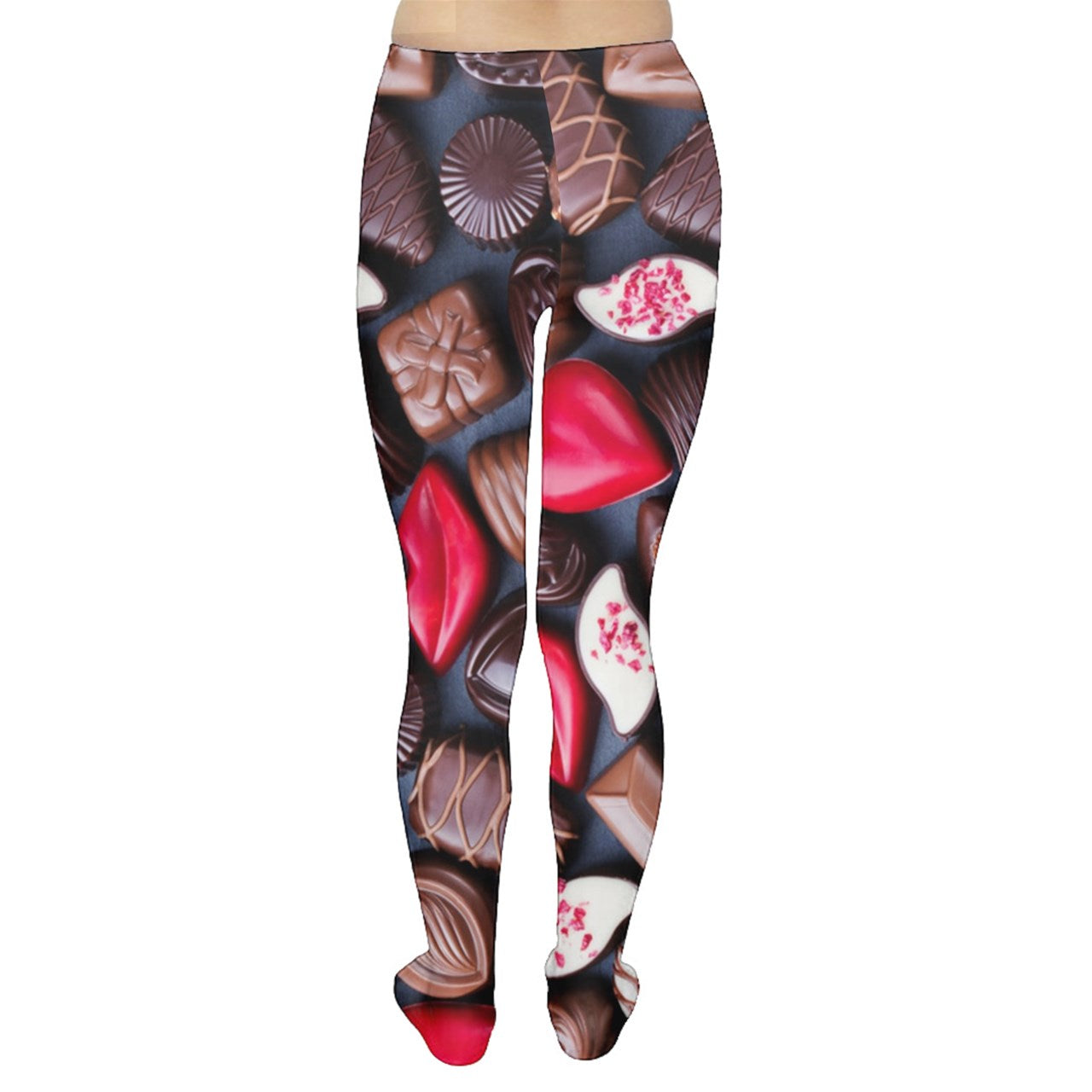 Chocolate Hearts Tights
