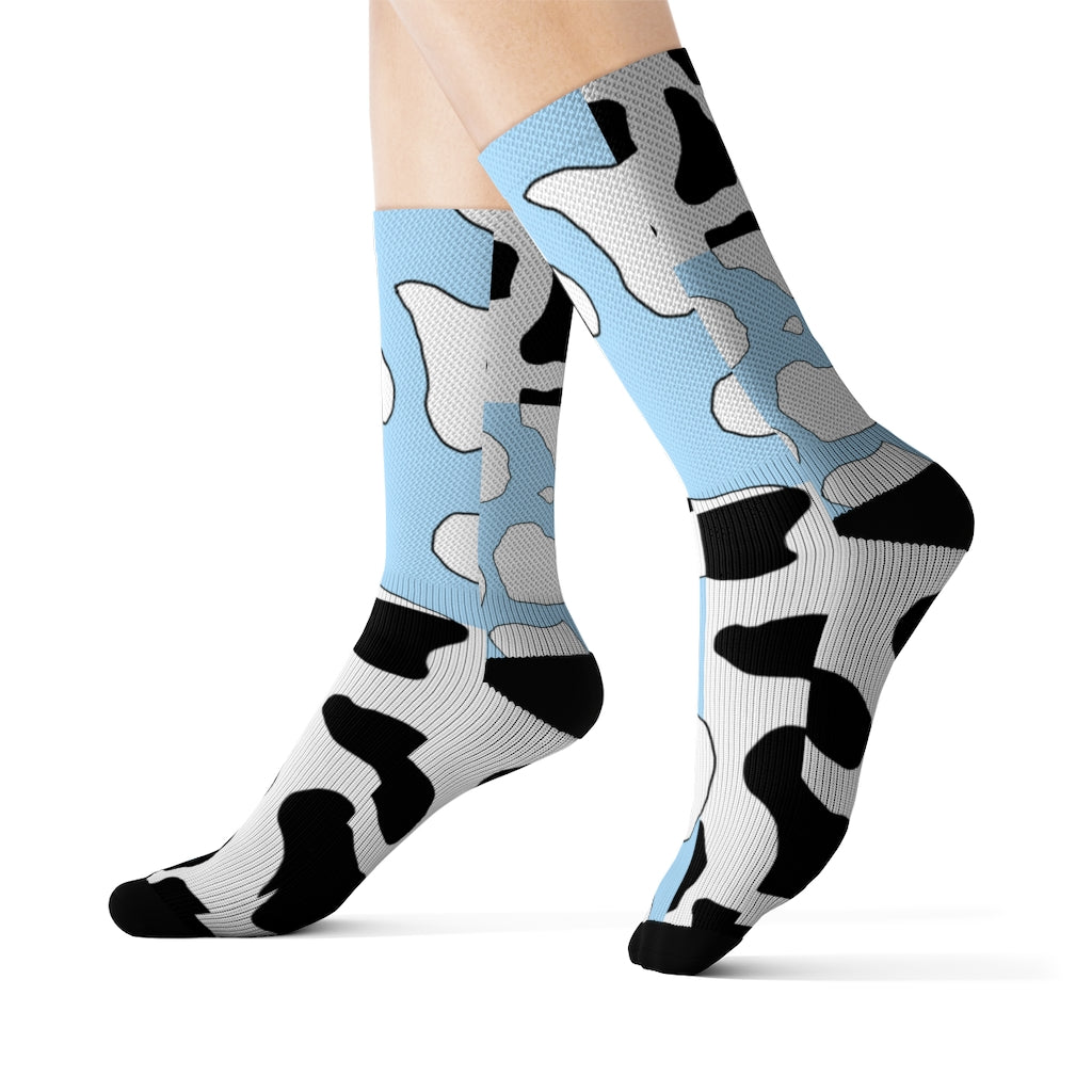 Softboi Blue Cowboi Sublimation Socks