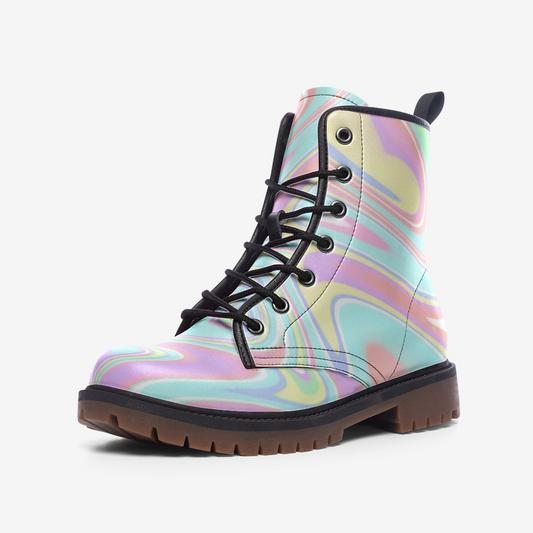 Pastel Slick Leather Lightweight boots MT