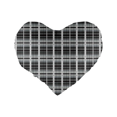 grey academia 16" Premium Heart Shape Cushion