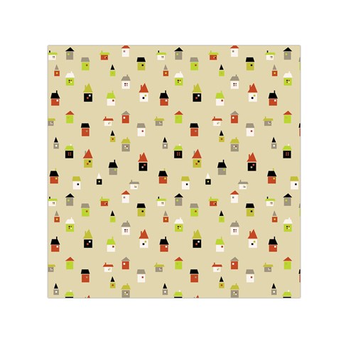 little boxes Small Satin Scarf (Square)