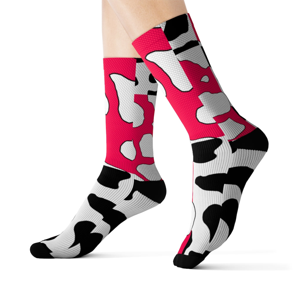 e-boi Pink Cowboi Sublimation Socks
