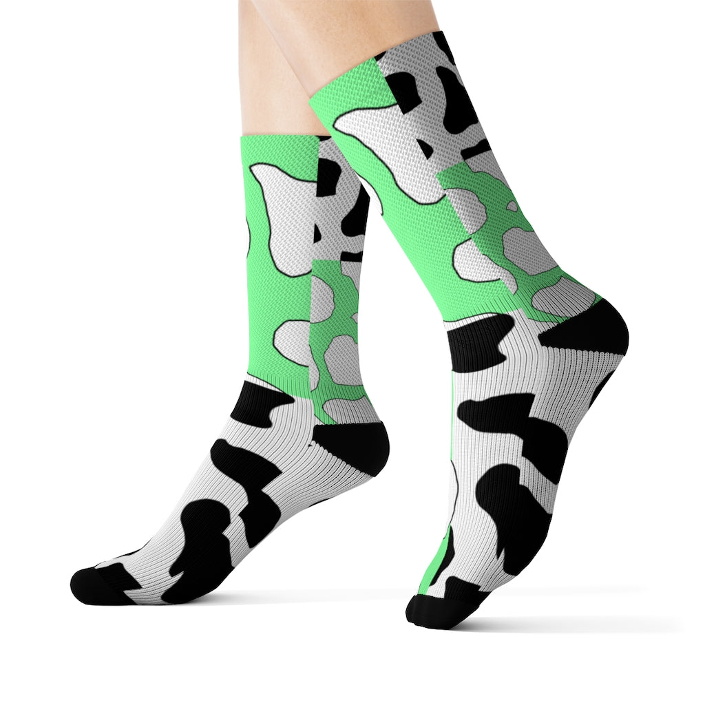 Softboi Green Cowboi Sublimation Socks