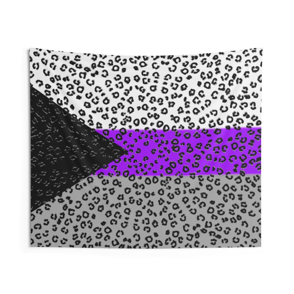 Demisexual Flag Cheetah Wall Tapestries