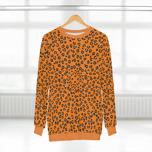 Orange Cheetah Sweatshirt