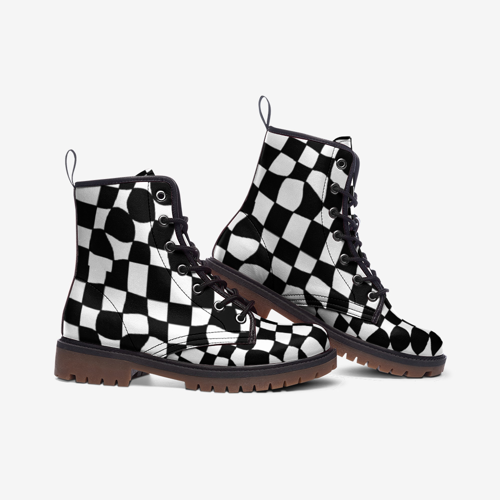 Wonkey Checkers Leather Lightweight boots MT