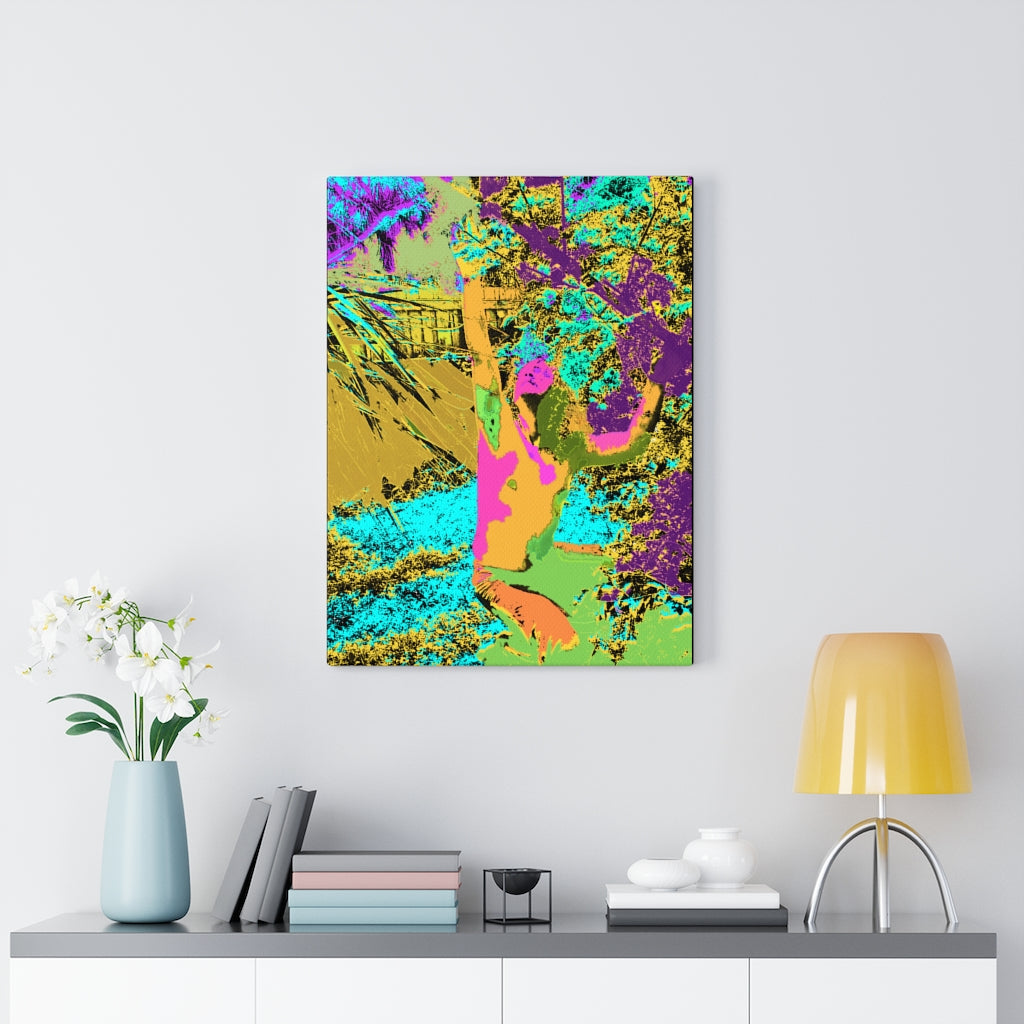 The Palm Fairy Stretched Canvas