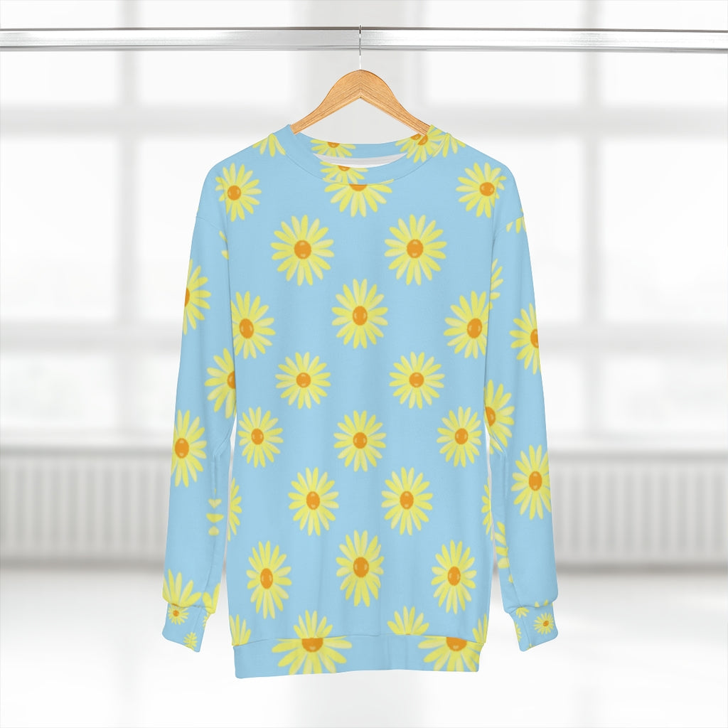 sky sunshine flowers Unisex Sweatshirt