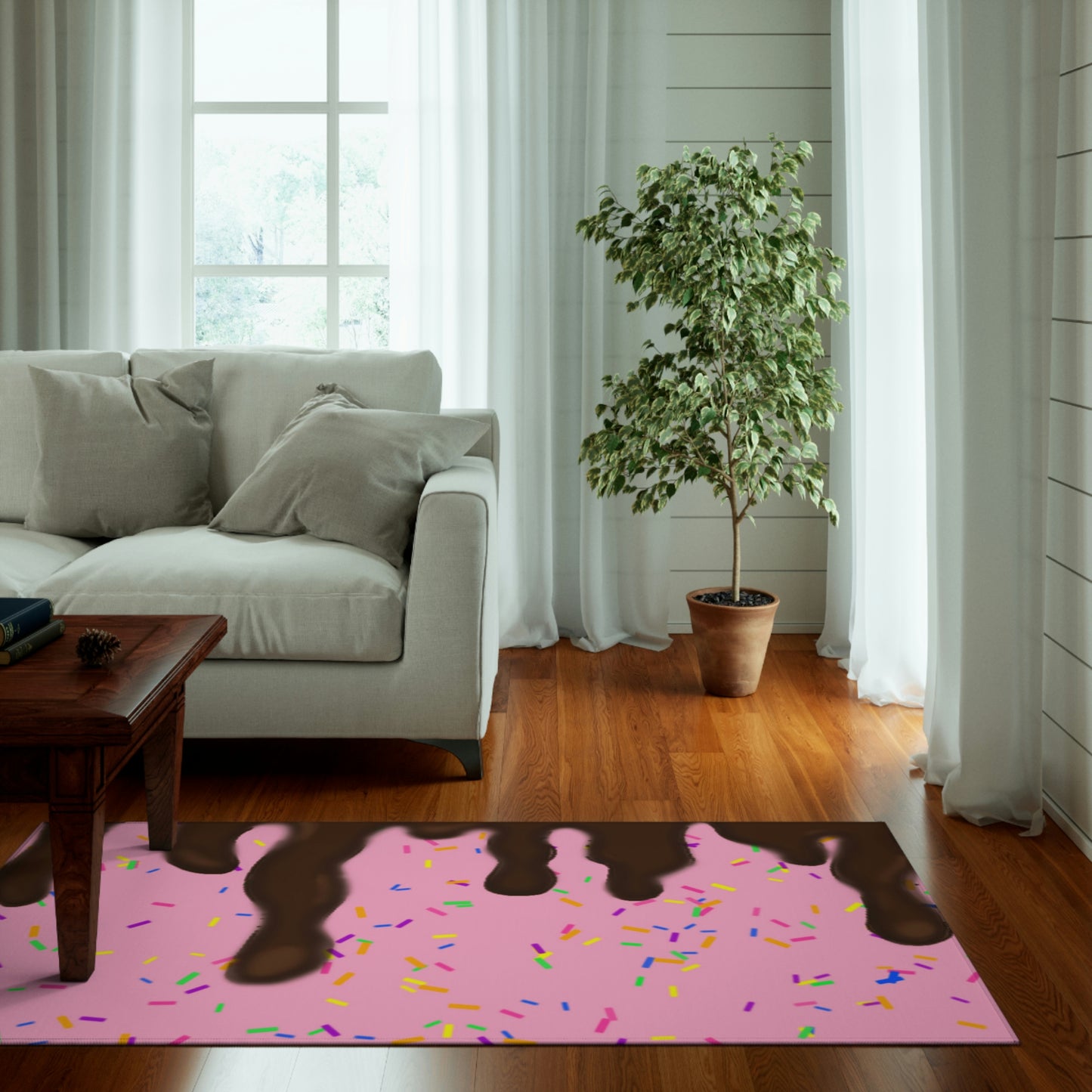 Cocoa Cream Melt Rug