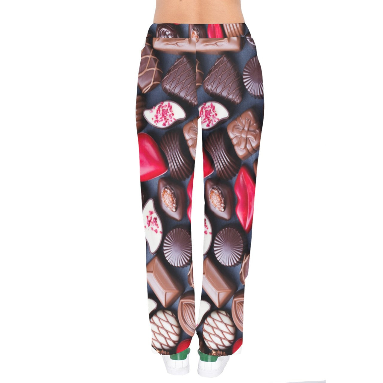 Chocolate Hearts Velvet Sweat Pants