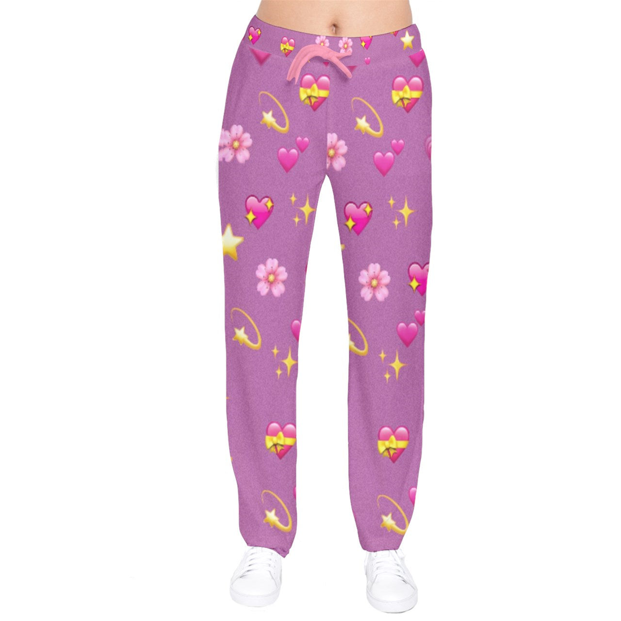 Sweet Emoji Velvet Sweat Pants