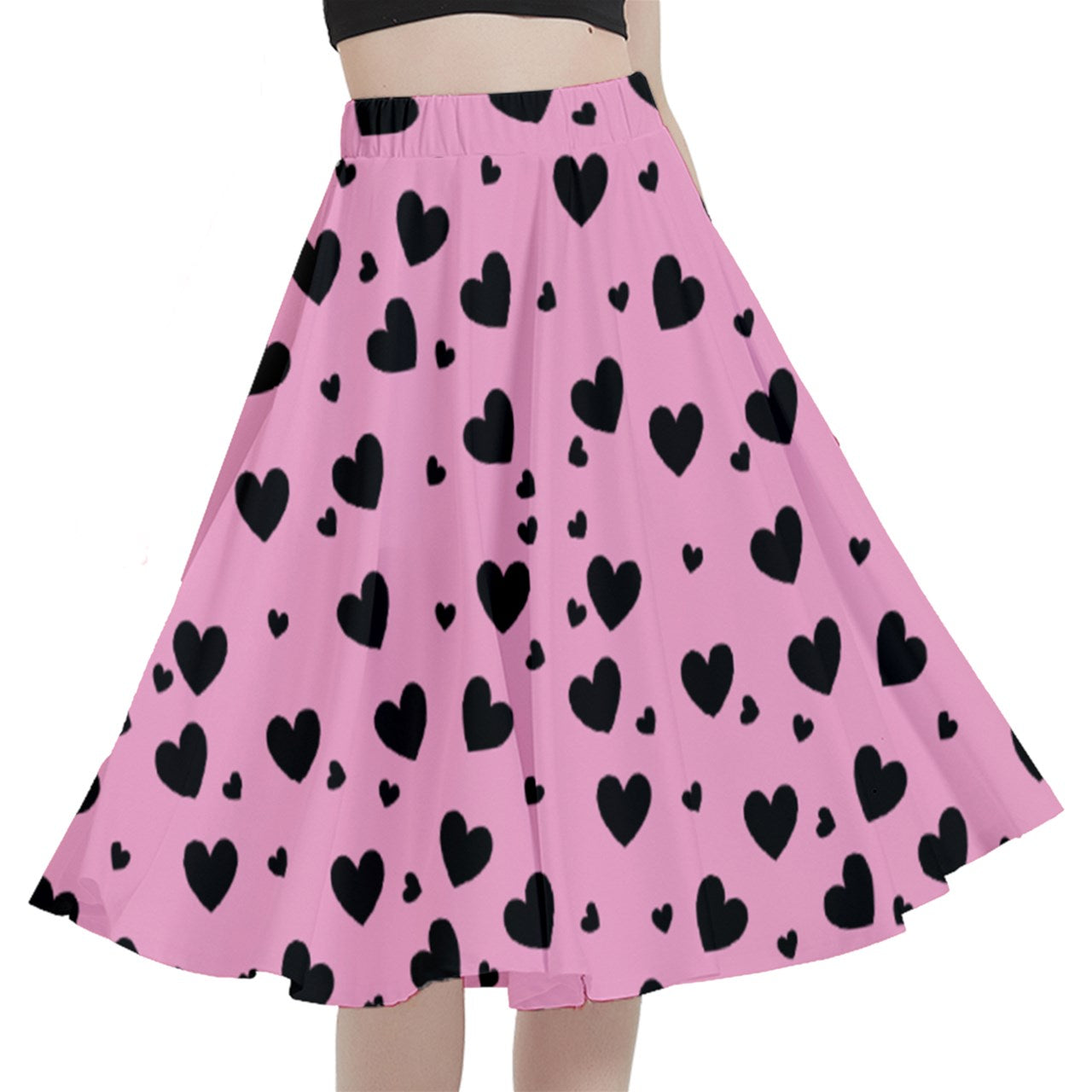 Love Bomb Baby Midi Skirt With Pocket