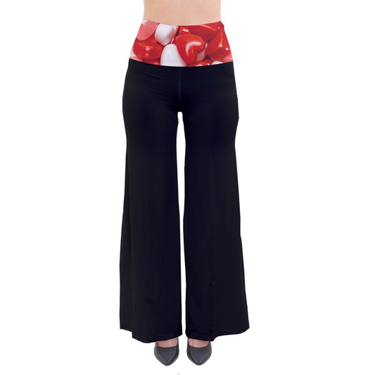 Sweet Hearts Foldover Yoga Pants