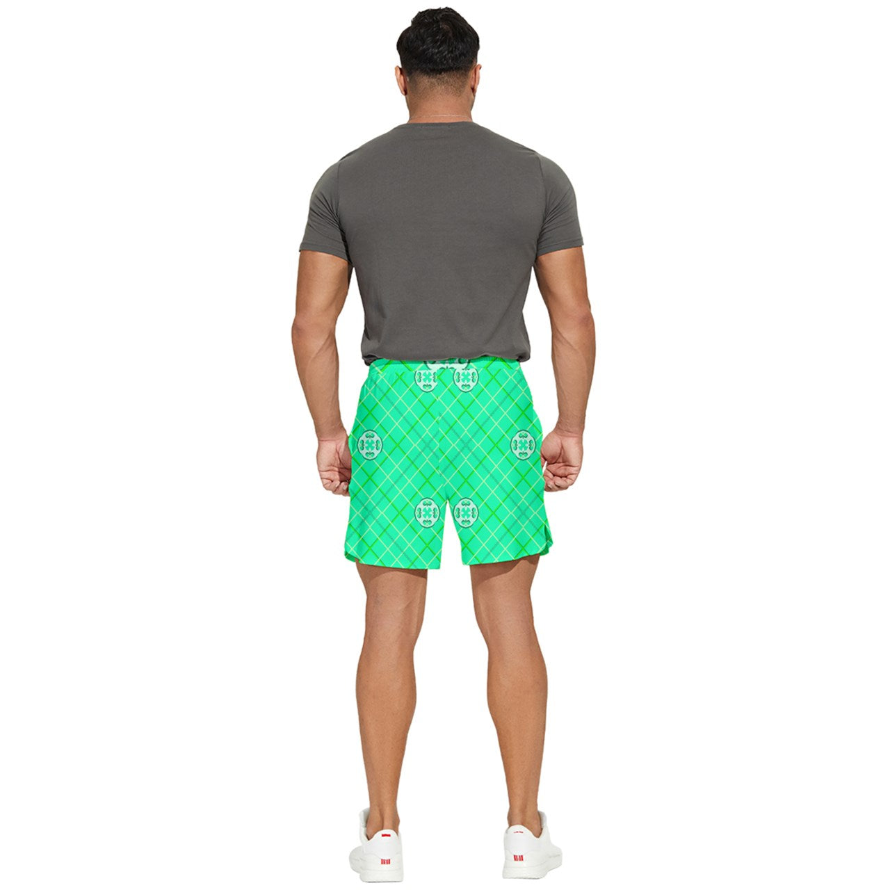 Complex Seafoam Argyll Runner Shorts