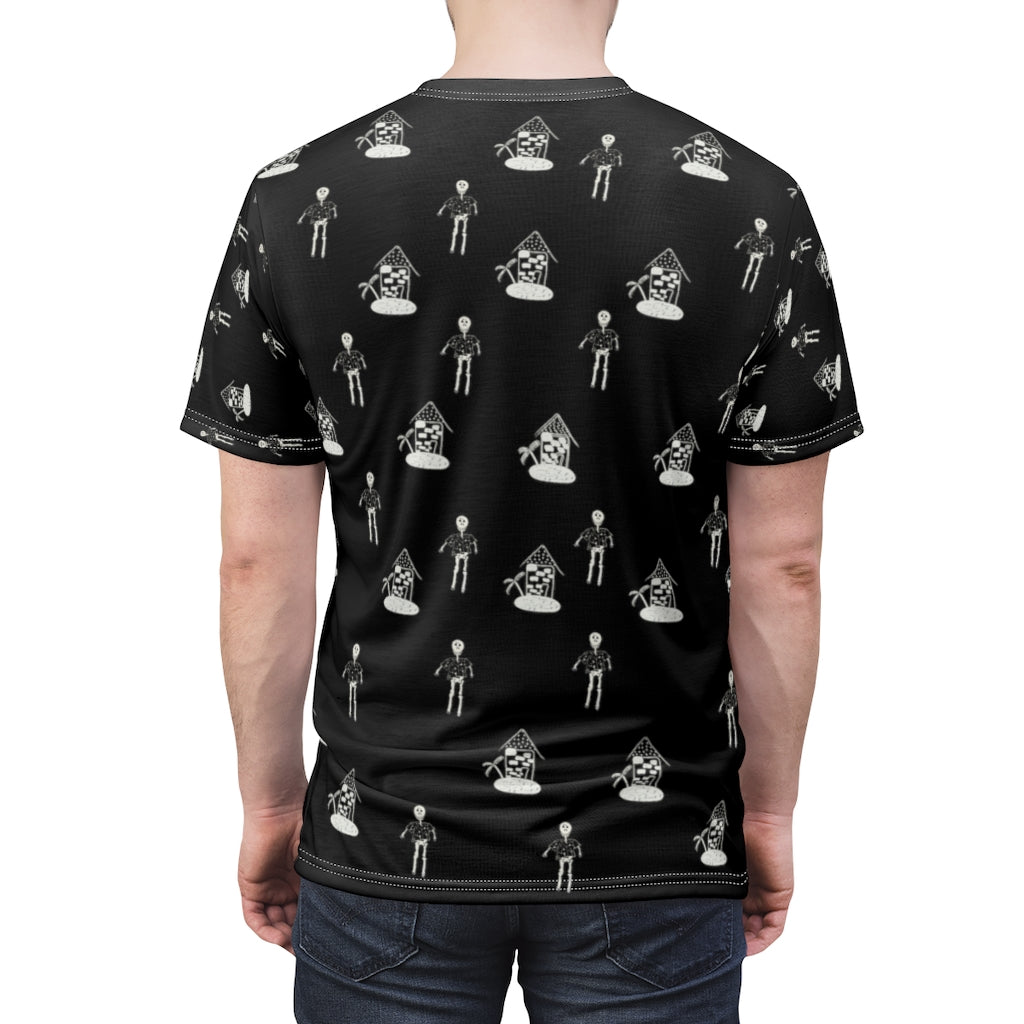 hawaiian skeleton Tee