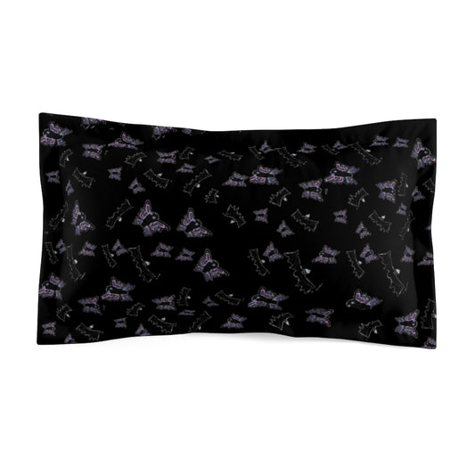 butterflies and bats Microfiber Pillow Sham