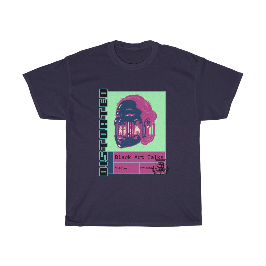 Black Art Talks (Distorted) Cotton Tee