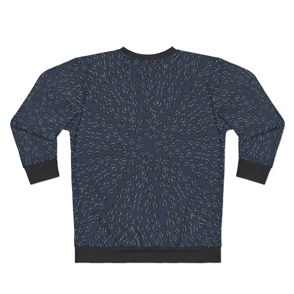 Navy Cheetah Sweatshirt