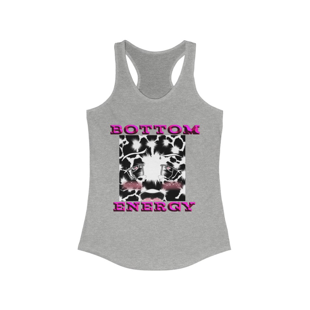 Bottom Energy Anime Face Racerback Tank