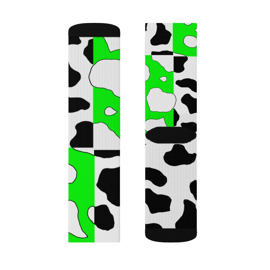 e-boy Green Cowboi Sublimation Socks